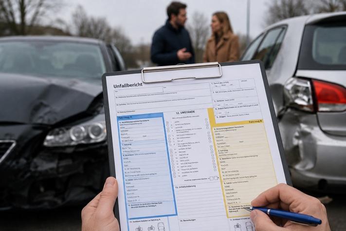 Odškodnění za autonehodu v Německu